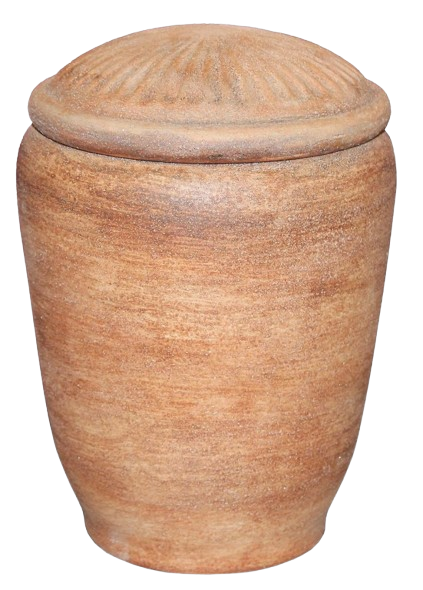 Urna cerámica recortada para la sala inmersiva.